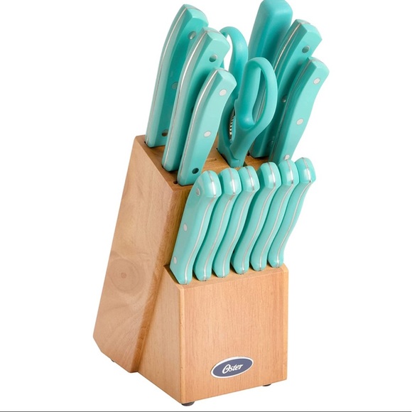 Cutlery Set Stainless Steel Turquoise Handle